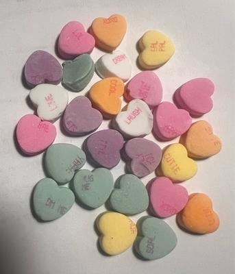 Brach's Valentine Special Tiny Conversation Hearts Candy, Ideal
