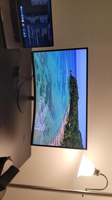 Samsung Monitor curvo 1000R de la serie T55 C32T550FDN de 32 pulgadas, azul  oscuro gris (LC32T550FDNXZA) (renovado)