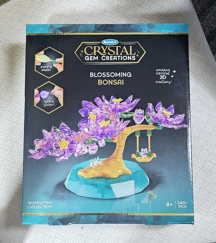 RoseArt Crystal Gem Creations Blossoming Bonsai Kit with 240+