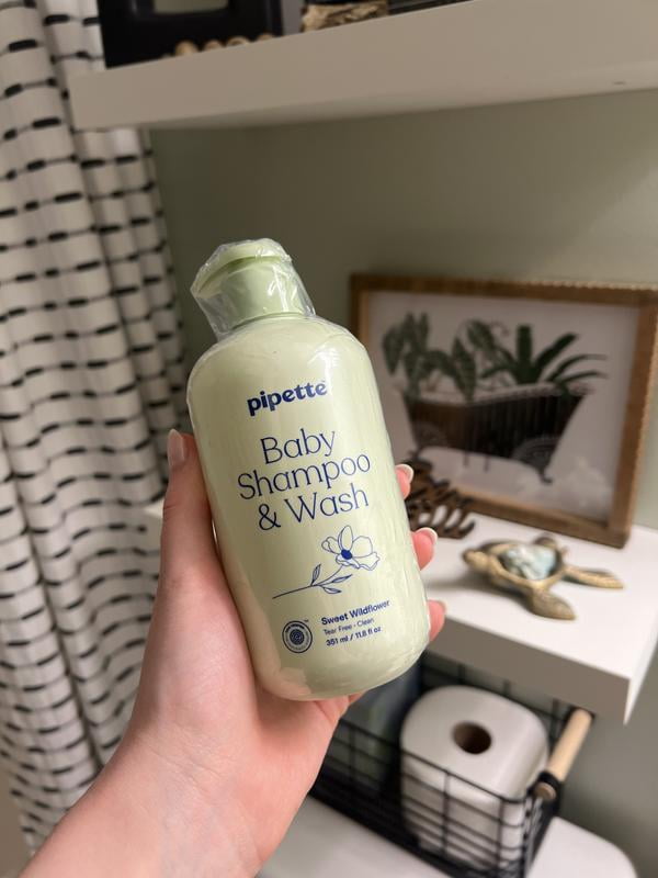 Pipette Tear-Free Baby Shampoo Wash, Sensitive Skin, Vanilla