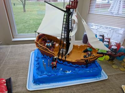 playmobil red serpent pirate ship