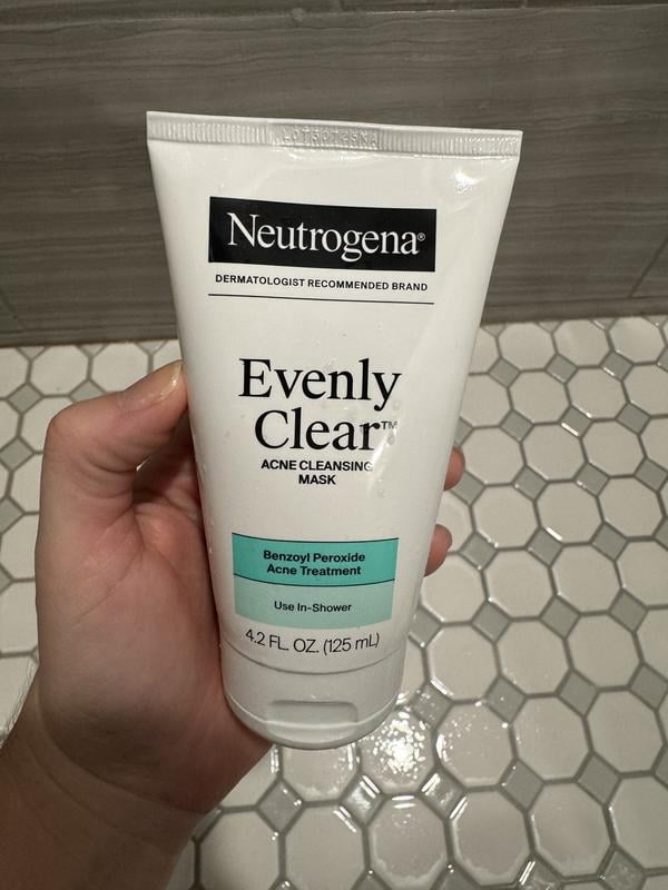 Neutrogena Evenly Clear Acne Cleansing Mask, 4.2 fl. oz HSA/FSA