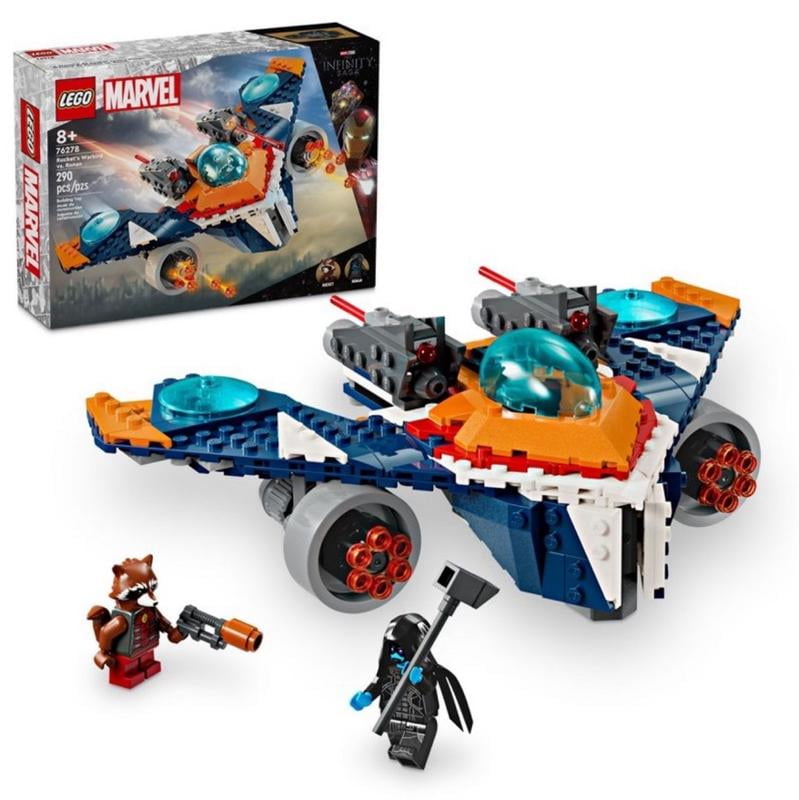 LEGO Marvel Rocket's Warbird vs. Ronan, Buildable Super Hero