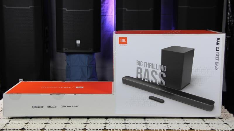 soundbar jbl bar 2.1 300w bluetooth subwoofer wireless