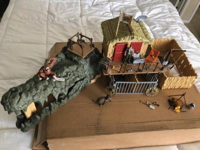 crocodile jungle research playset