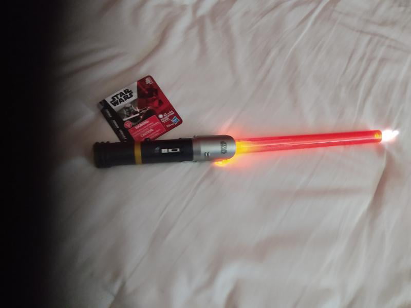 Star Wars Lightsaber Academy Red Lightsaber Light Up Extendable Blade Walmart Com Walmart Com - roblox kylo ren lightsaber gear
