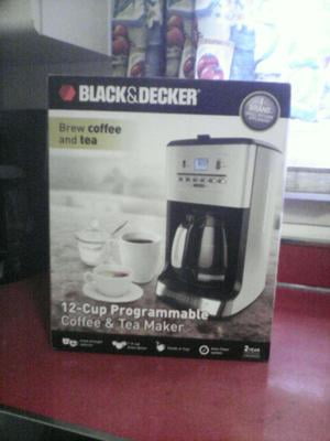 BLACK+DECKER 12-Cup Programmable Coffee & Tea Maker, Stainless Steel,  CM3005S 