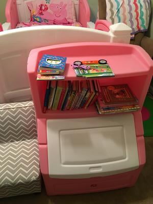 Step2 Lift and Hide Bookcase Storage Chest - Pink