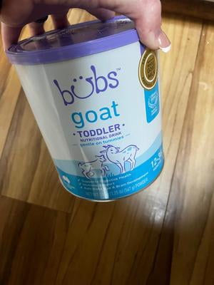 Bubs Goat Milk Toddler Nutritional Drink for 12-36 Months Supports