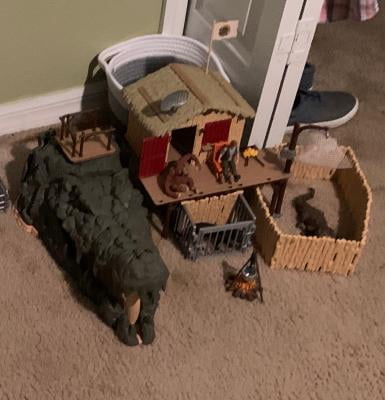 schleich jungle research station playset
