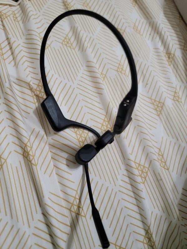 ふらんか〜　AFTERSHOZ OpenComm Slate Grey AfterShokz OpenComm Bone Conduction Bluetooth Headset with