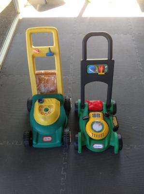 little tikes lawn mower walmart