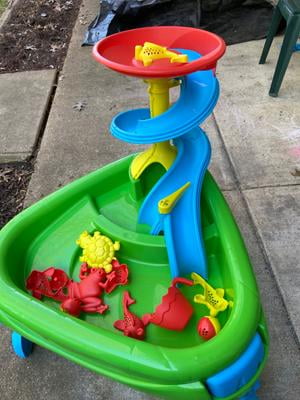 play day sand and water table with fish pond