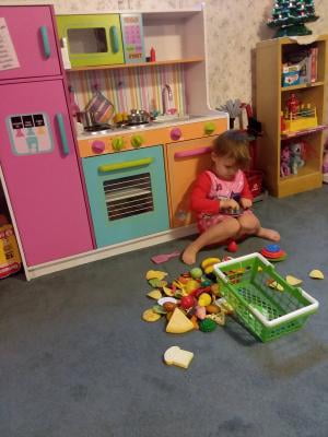 Kidkraft Deluxe Big And Bright Kitchen Walmart Com