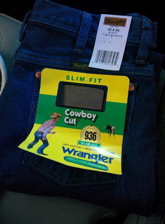 wrangler pro rodeo slim fit jeans