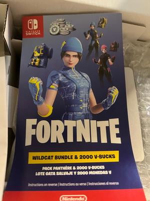 Fortnite Edition Wildcat Bundle Ps4 V Bucks Skin Nintendo Switch