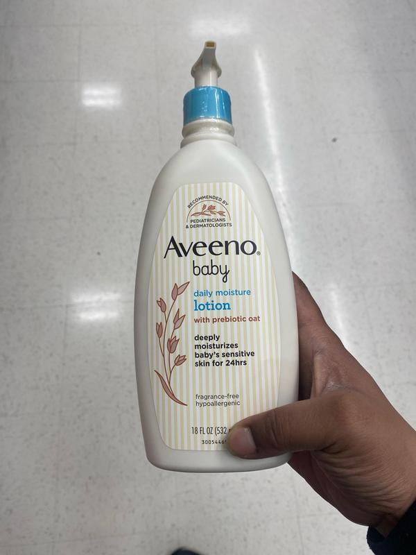 Aveeno Baby Daily Moisture Lotion 2本 Aveeno Baby Daily Moisture Lotion with Pump, 24hr Protection