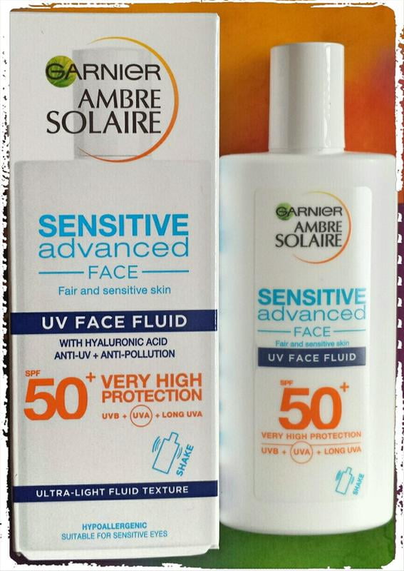 Garnier Ambre Solaire Super UV Face Cream SPF50, Hydrating With