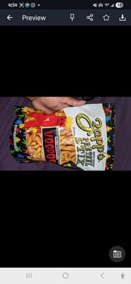 Zapp's Crispy Hot Spicy Voodoo Pretzel Stix, New Orleans Style, 16