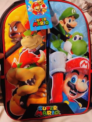 Nintendo, Backpack, 16-inch size, Blue color, with Insulated Lunch