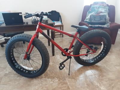 mongoose hitch men's fat tire bicycle