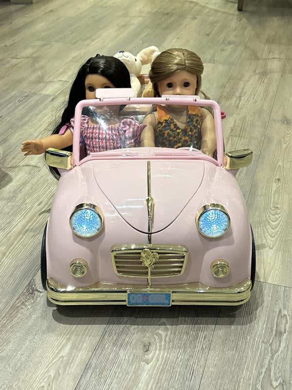 Our Generation Retro Convertible Car - Doll Toy Car Set - Walmart.com