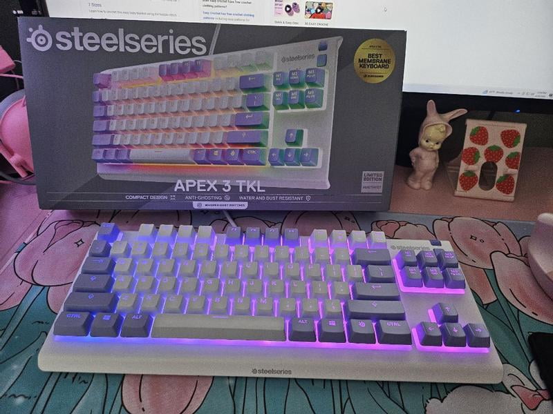 SteelSeries Apex 3 TKL Amethyst - Walmart.com