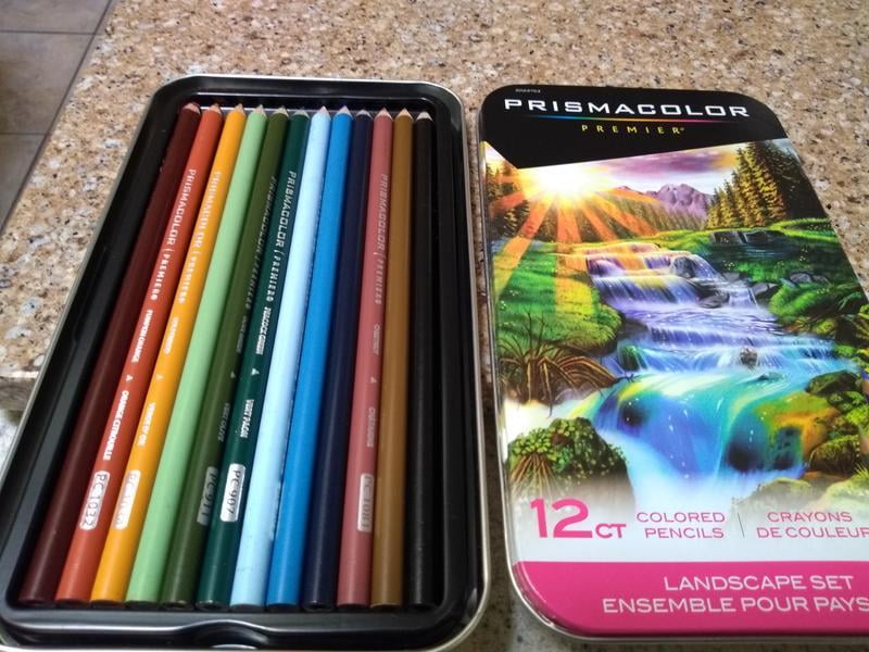 Prismacolor Premier Colored Pencils, Soft Core, Under the Sea Set, 12 Count