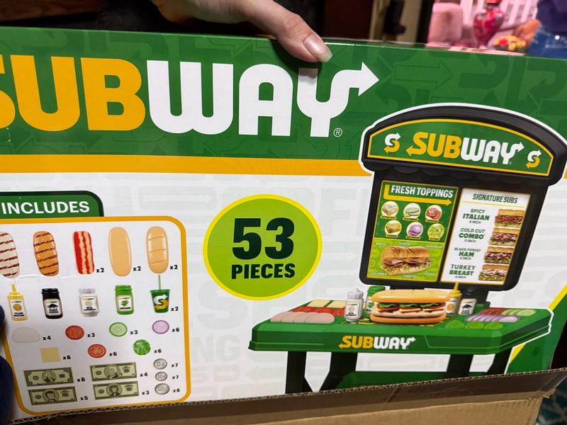 World Tech Toys Subway Sandwich Artist 53 Piece Playset, Kids