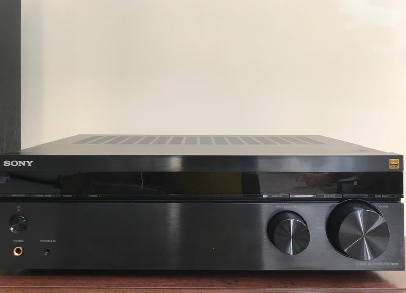 Sony Stereo Receiver, Bluetooth, Phono Turntable Input, FM Audio