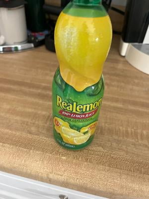 ReaLemon 100% Lemon Juice, 15 fl oz Bottle, Made from Concentrate