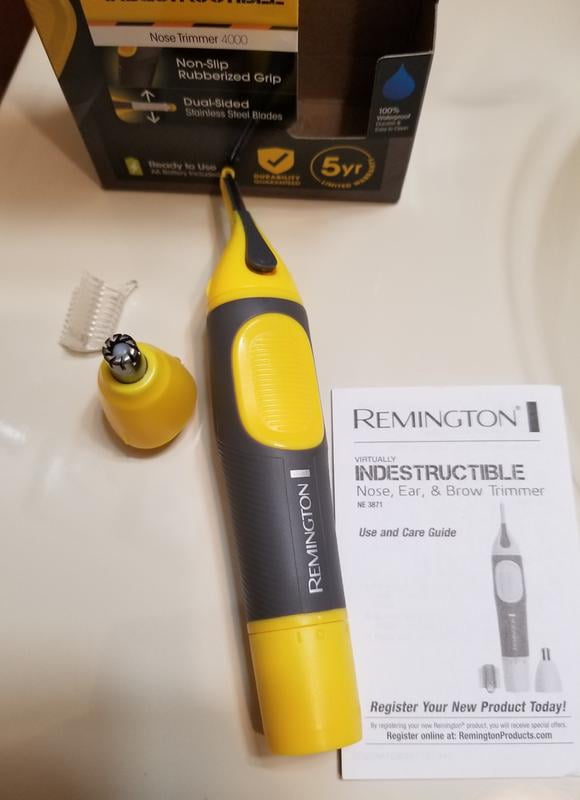 remington wet dry nose hair trimmer