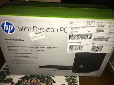 Hp Slim 290 P0043w Intel Celeron G4900 4gb Ram 500gb Hdd Intel Celeron G4900 4gb Ram 500gb Hdd
