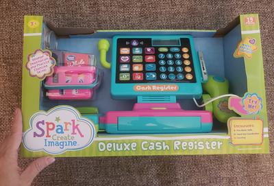 Customer reviews for Spark Create Imagine Deluxe Play Cash Register with Play Money 19 Pieces Walmart