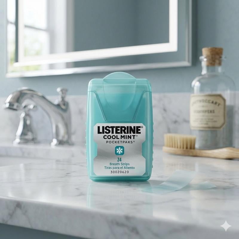 Listerine Cool Mint PocketPaks, 72-Strip Pack, 6 pk. - Samsclub.com