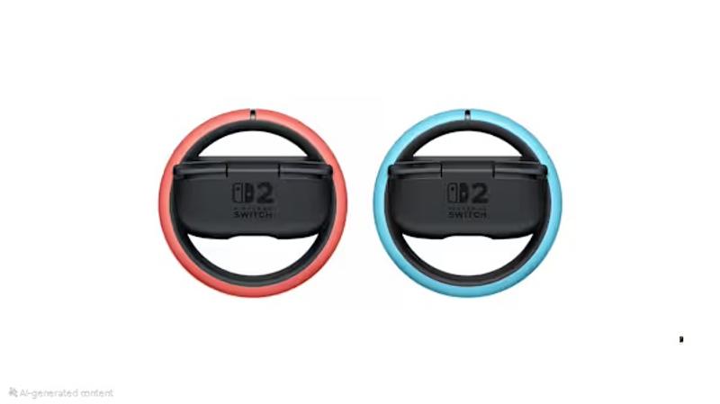 Nintendo, Joy-Con‚Ñ¢ Wheel, 2 Pack, Blue/Red, Racing Accessory