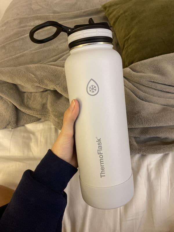 Lot De 2 Gobelets Isothermes ThermoFlask 40 Oz (1,2L) Avec Pailles Réutilisables - Occasion état Impeccable