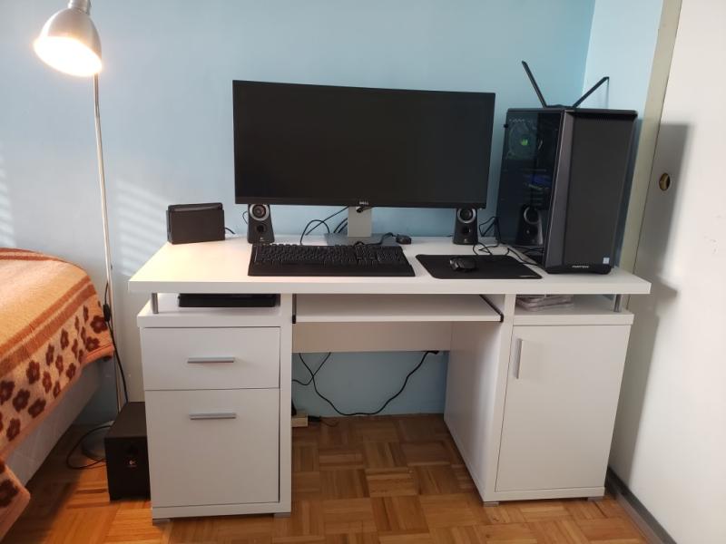 Coaster contemporary computer desk in black. contemporary cappuccino computer desk