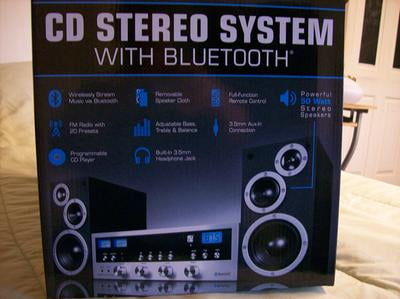 innovative technology cd stereo system with bluetooth