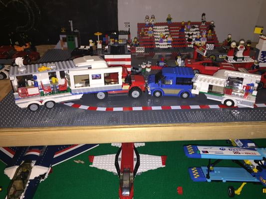 lego city great vehicles pickup & caravan