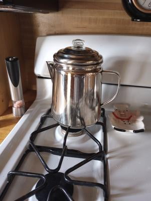 Coleman, Stainless Steel Coffee Percolator, 12 Cup, Outdoor