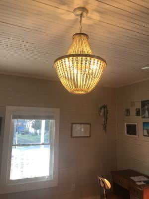 Safavieh Lush Kristi 3 Light 16.5 In. Dia. Beaded Pendant