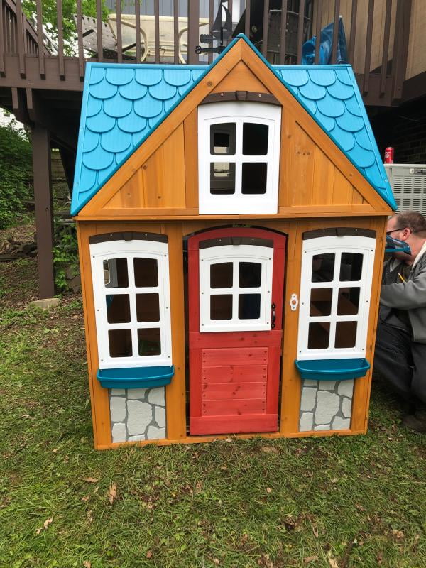 kidkraft coastal cottage playhouse