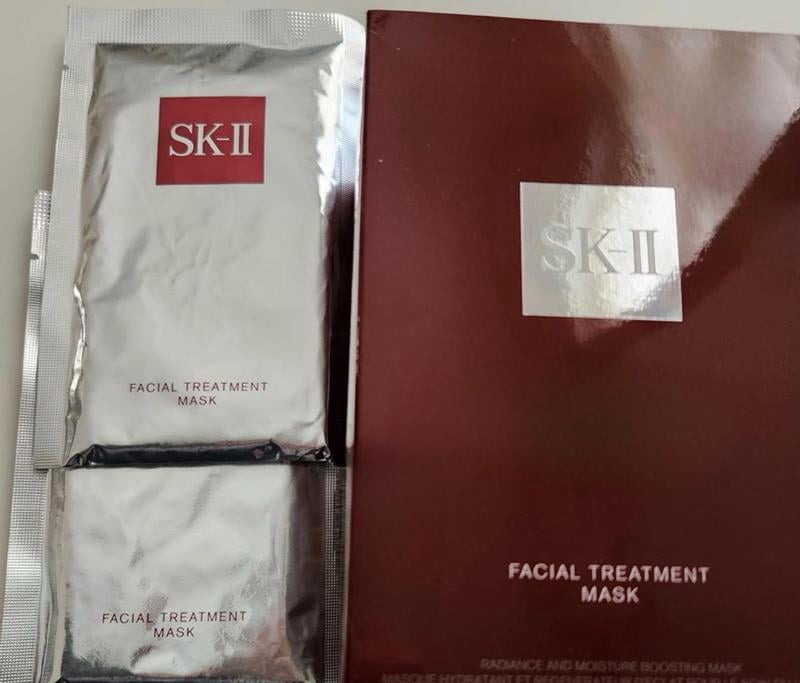 Facial Treatment Face Mask by SK-II for Unisex - 10 Pcs Treatment