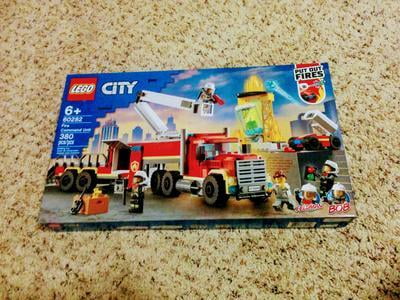 LEGO & City Fire Command Unit 60282 Building Kit; Fun Firefighter Toy  Building Blocks Set per bambini regalo di compleanno (380 pezzi) -  AliExpress