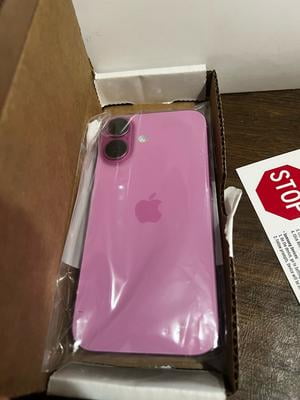 Apple iPhone 16, Restored, Carrier Unlocked, 128GB, Pink, Fully