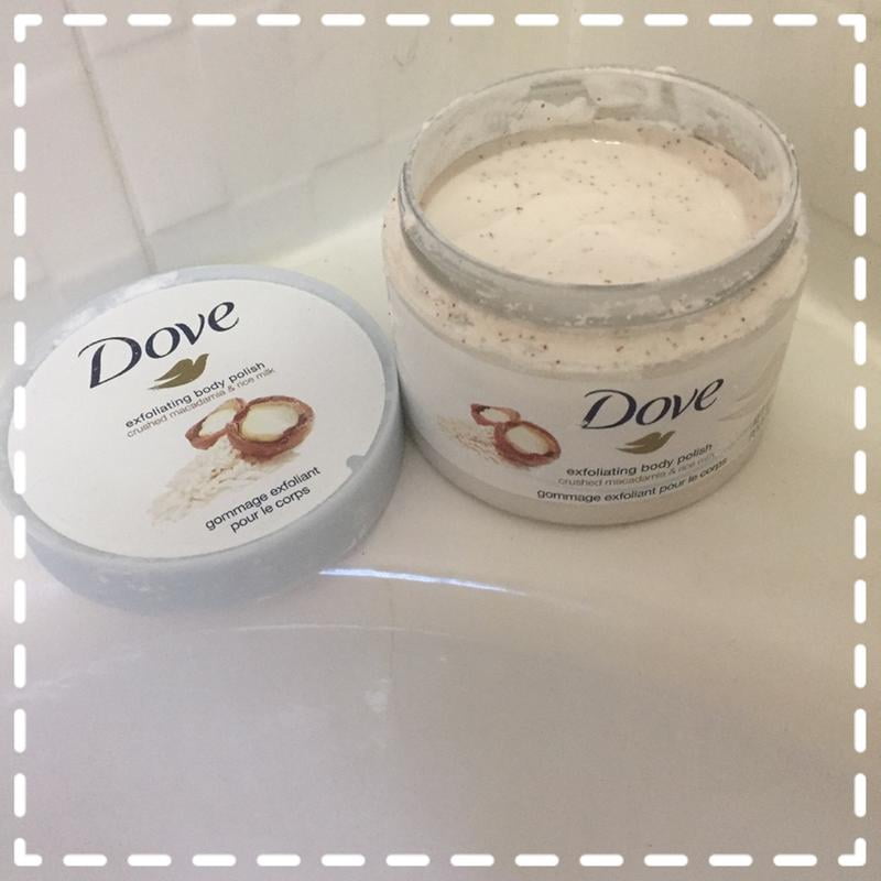 body scrub dove exfoliating body polish