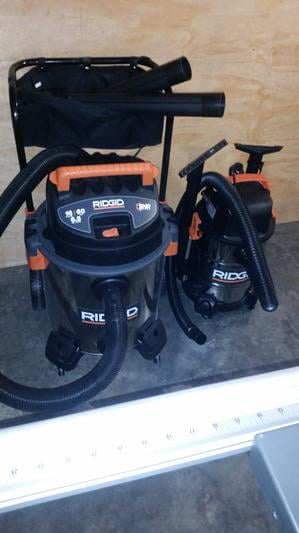 Ridgid 31693 WD1851 16 Gallon 6.5 HP Wet/Dry Vacuum With Cart