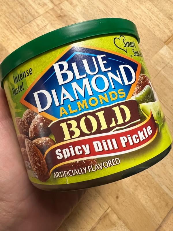 Blue Diamond, Bold Spicy Dill Pickle Almonds, 16oz Resealable Bag