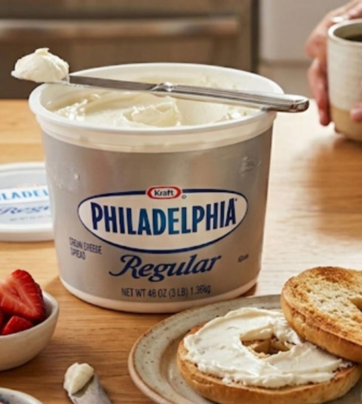 Philadelphia Cream Cheese Spread, 1 Tub, for Smooth, Spreadable